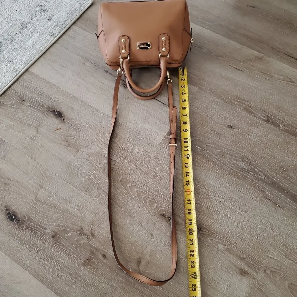Michael Kors Saffiano Leather Crossbody Satchel and Bi-fold Wallet